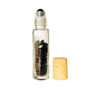 Black Obsidian Roller Bottle Face Massager