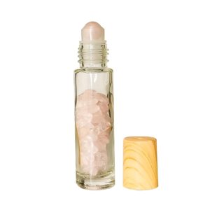 Rose Quartz Roller Bottle Face Massager